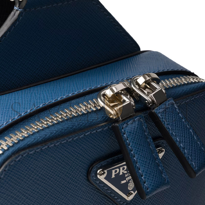 Pra*a brique saffiano leather bag 2vz106 (20*14*4cm)